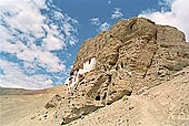 Ladakh - the cave monastery of Shergole